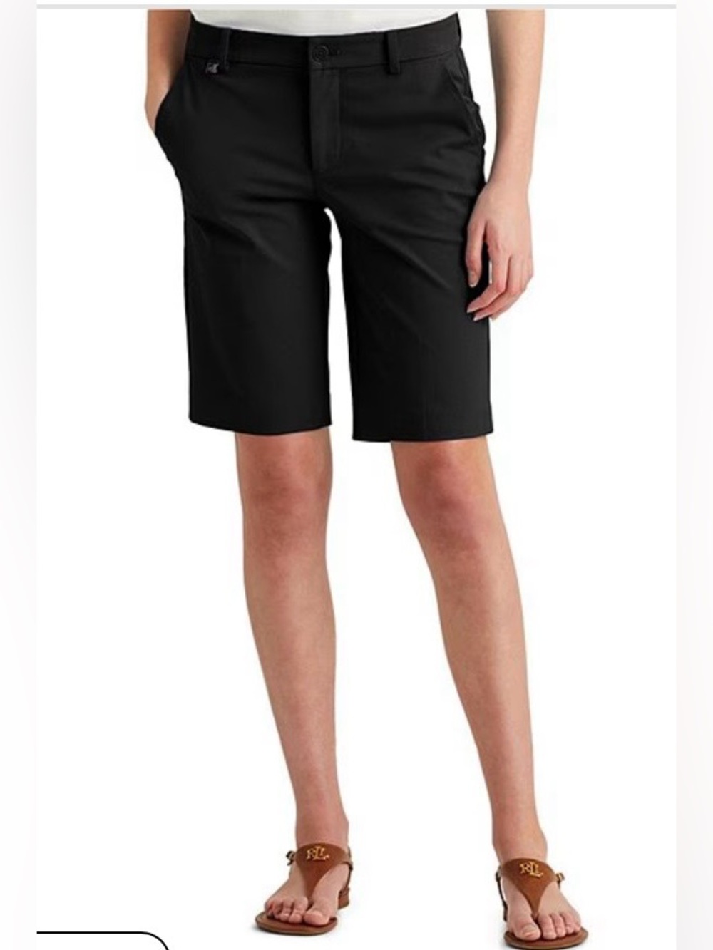 🆕 Women’s Ralph Lauren Stretch Cotton Shorts. 14P. NWT